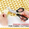 9.5" Fabric Scissors Pinking Shears, Zig Zag Craft Decorative Edge